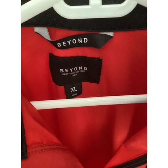 Beyond Mens AG Element Action 1/4 Zip Pullover  Red Sz XL Tall 4 Way Stretch Hik - Picture 5 of 12